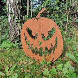 Metal Halloween Pumpkin Decoration