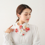 Fashion Lace Scarf Flower Collar