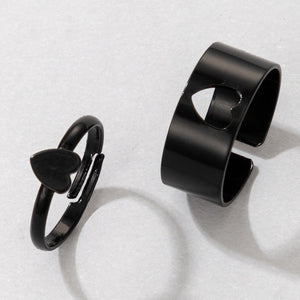 New Fashion Alloy Metal Couples Ring