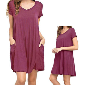 Two-Pocket Tunic Dresses