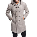 Men's Autumn & Winter Pure Color Jacket Cotton Coat