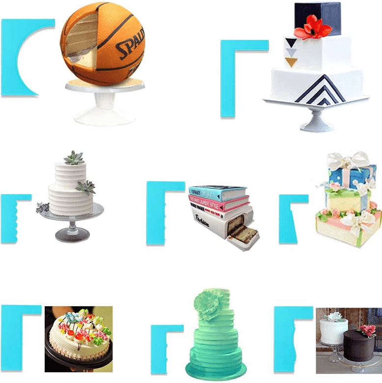 8-Style Cake Scrapers