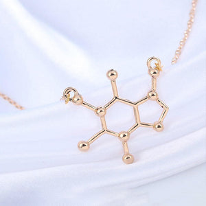 Chemical Molecule Pendant Necklace