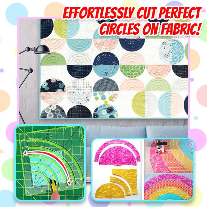 Arcs & Fans Quilt Circle Cutter Ruler