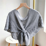 Fishtail Mini Knitted Shawl