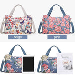 Floral Printing Large Capacity Shoulder Bag