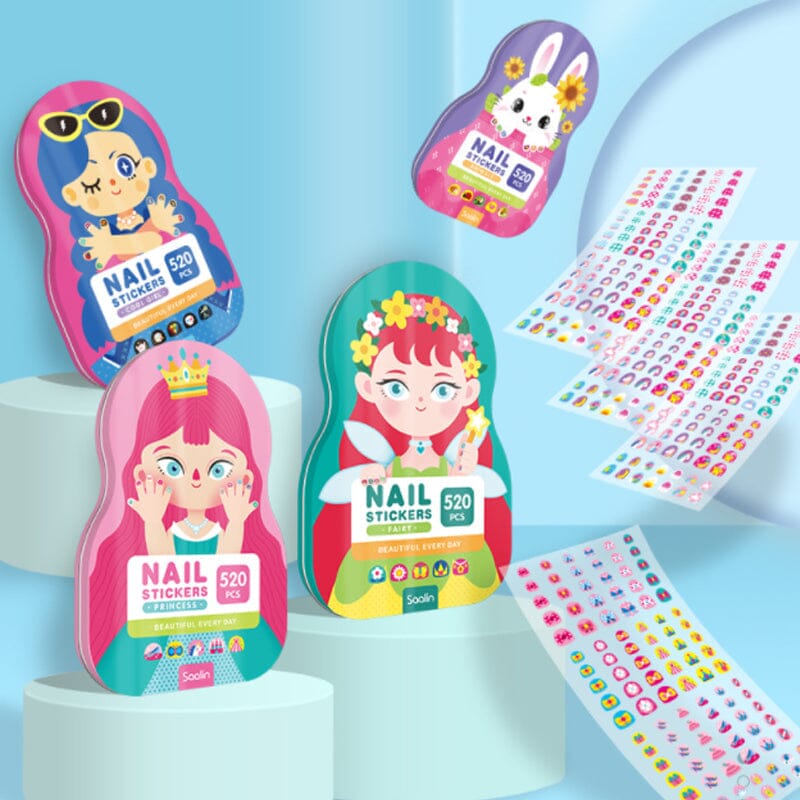 Kids Nail Stickers(520pcs)