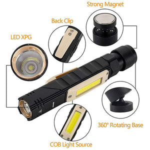 Multifunctional Magnet Anti-fall Flashlight