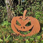 Metal Halloween Pumpkin Decoration