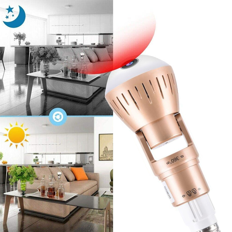 Light Bulb WiFi Security Camera