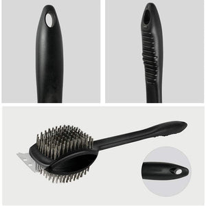 Barbecue Grill Brush with Scraper