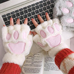 Paw Fingerless Gloves