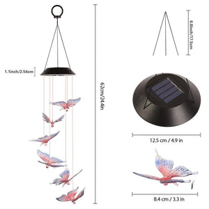 Solar-Powered Butterfly Lights