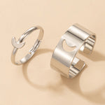 New Fashion Alloy Metal Couples Ring