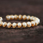 Gold Plated Pearl Bracelet