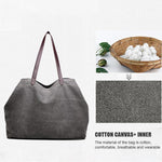 Large Capacity Retro Casual Canvas Handbag