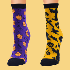 Halloween Style Socks (6 Pairs)