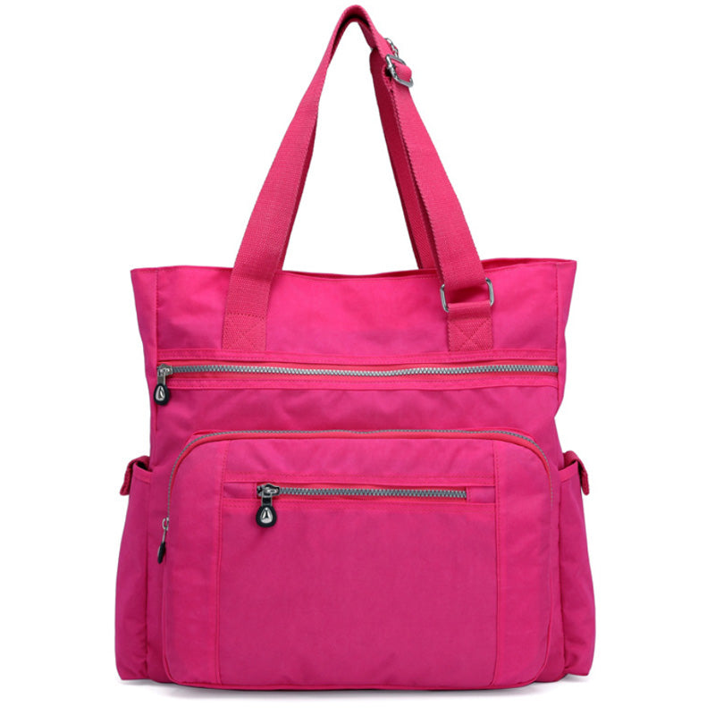 Nylon mommy shoulder bag