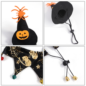 Halloween Cosplay Pet Hat and Scarf