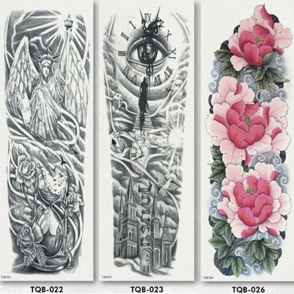 Full Arm sleeve Tattoo Waterproof temporary tattoo Sticker