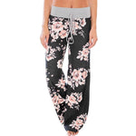 Pantalones Florales Holgados de Mujer, - Tejido Ligero