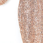 Slit Sleeve Sequin Party Dress