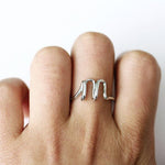 Simple A-Z Letter Ring