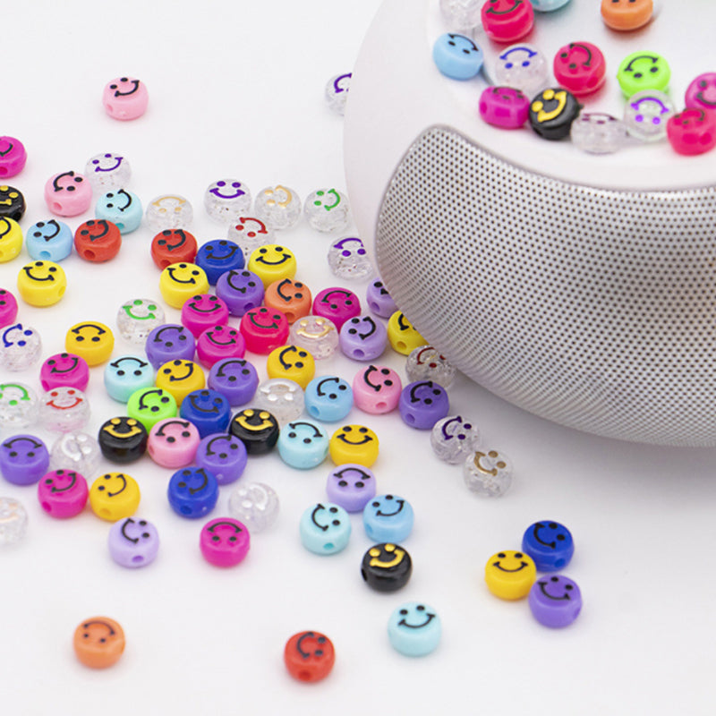 Smile Face Beads DIY Bracelets