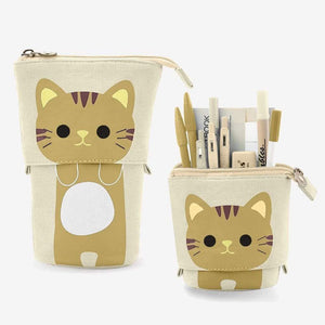 Cat Sliding Pencil Case