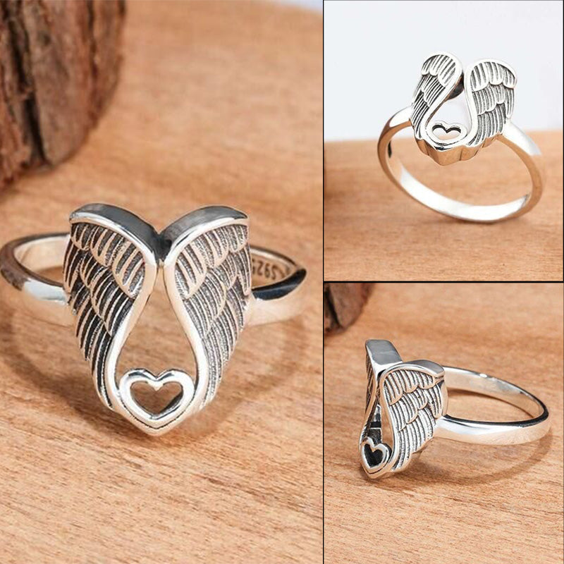 Angel Love Heart Ring