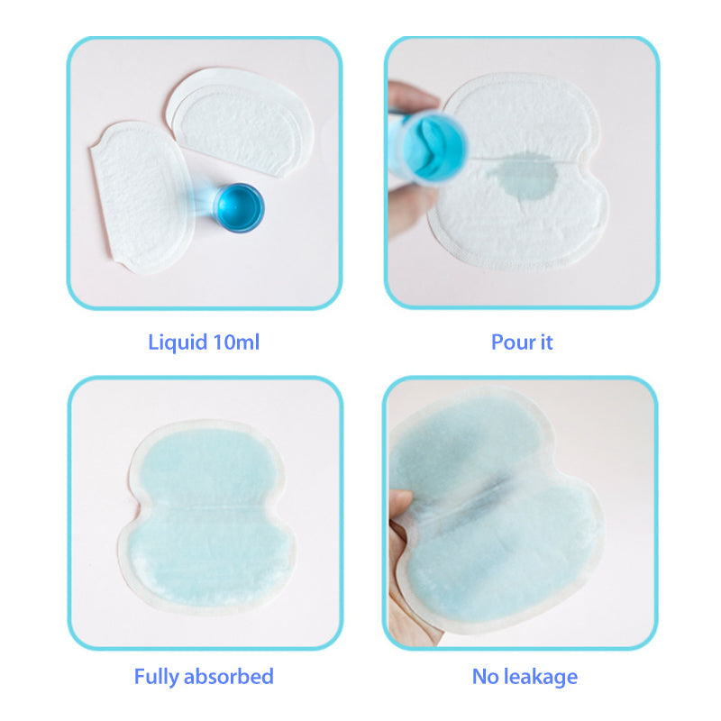 Disposable Sweat Absorption Pads for Cap (10 PCs)