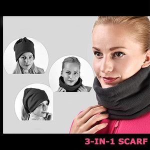 Hirundo 3-In-1 Versatile Winter Warm Scarf