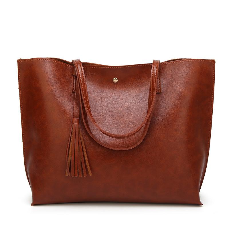 Fashionable Tasseled Shoulder Bag