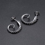 Octopus Hoop Earrings