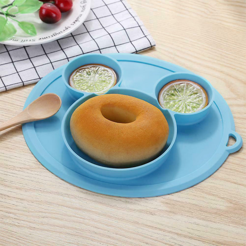 Baby Silicone Plate Kids Bowl