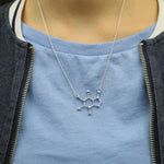 Chemical Molecule Pendant Necklace