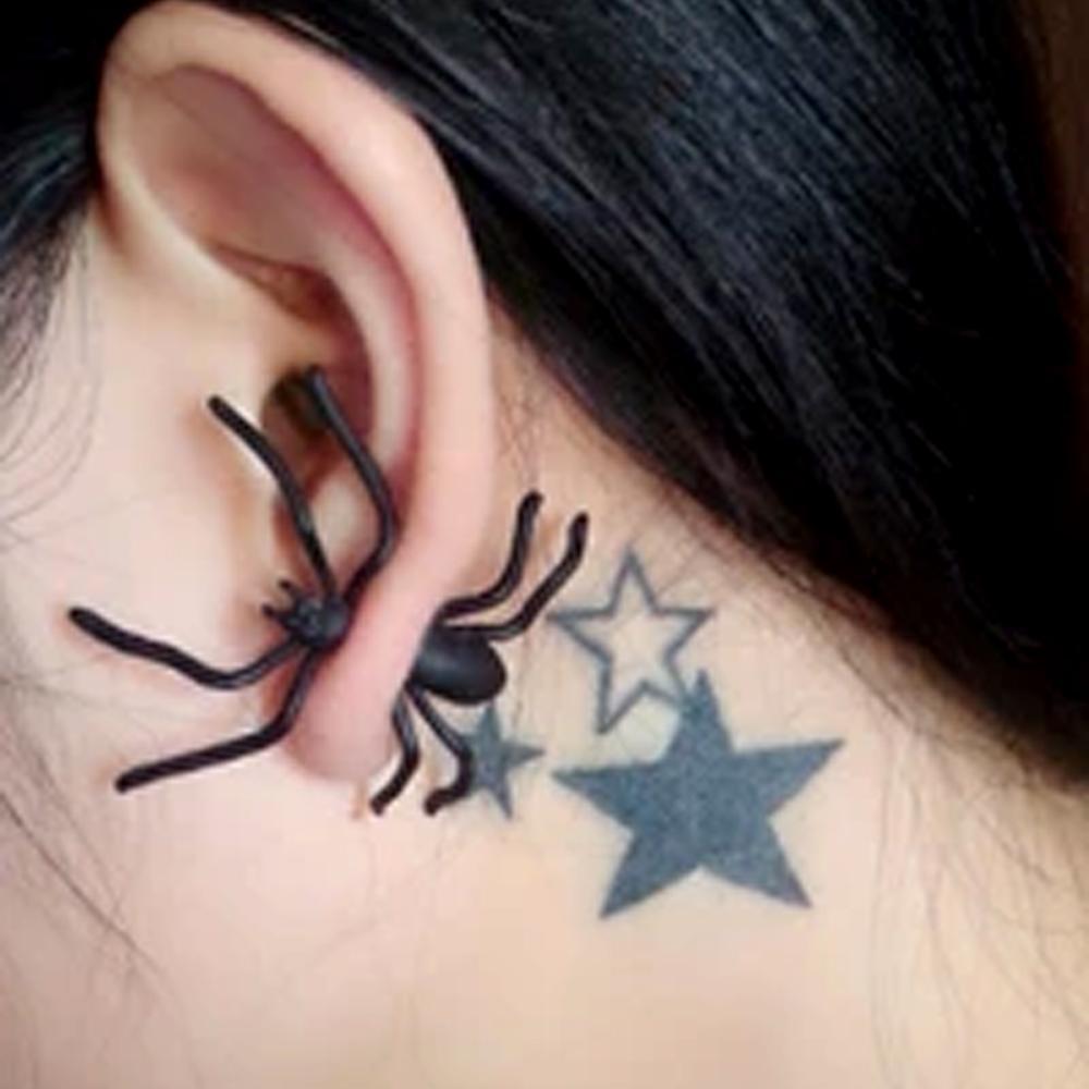 Halloween Gothic Spider Earrings