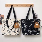 Ladies large-capacity canvas bag