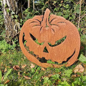 Metal Halloween Pumpkin Decoration