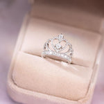 925 Sterling Silver Princess Crown Ring