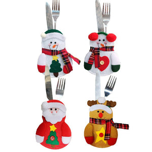 Christmas Tableware Holders Set (12 PCs)