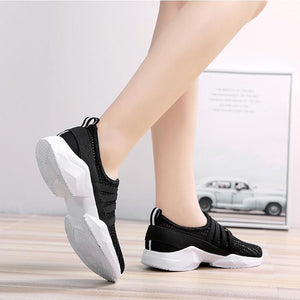 Mesh Sports Casual Slip On Walking Shoes