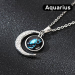 Zodiacal Type Moon Necklace