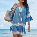 Lace Panel Tunic Dress