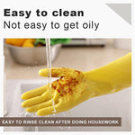 Rubber Thickened Cleaning Gloves