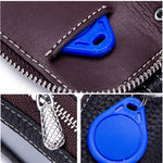 Two-Sides Mini Leather Car Key Case