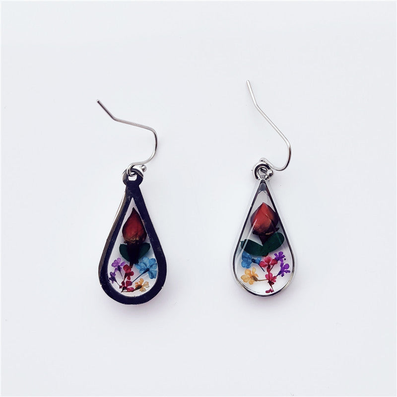 Drop Shape Resin Earrings