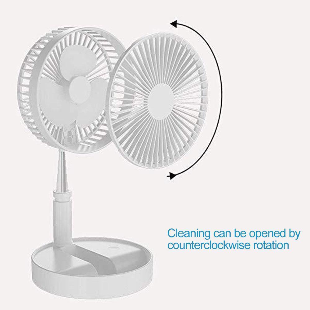 Telescopic Folding USB Charging Fan