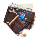 Retro Wallet with Zipper