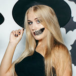 Halloween Prank Makeup Temporary Tattoo, 10 Pcs